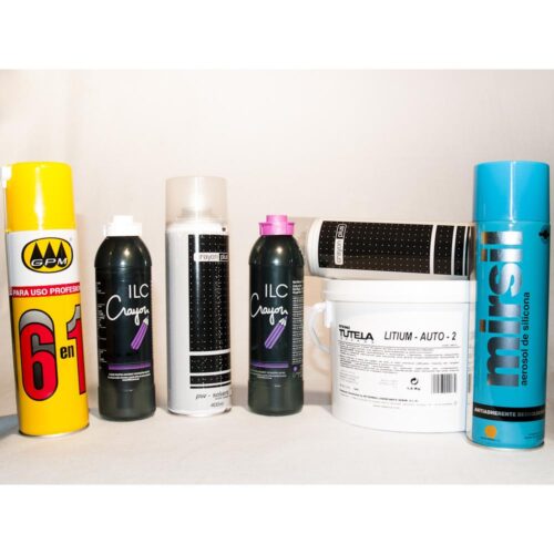 Lubricantes, tintas y silicona